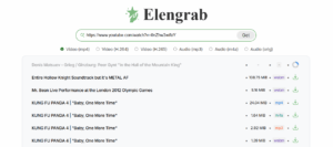 Elengrab - веб интерфейс